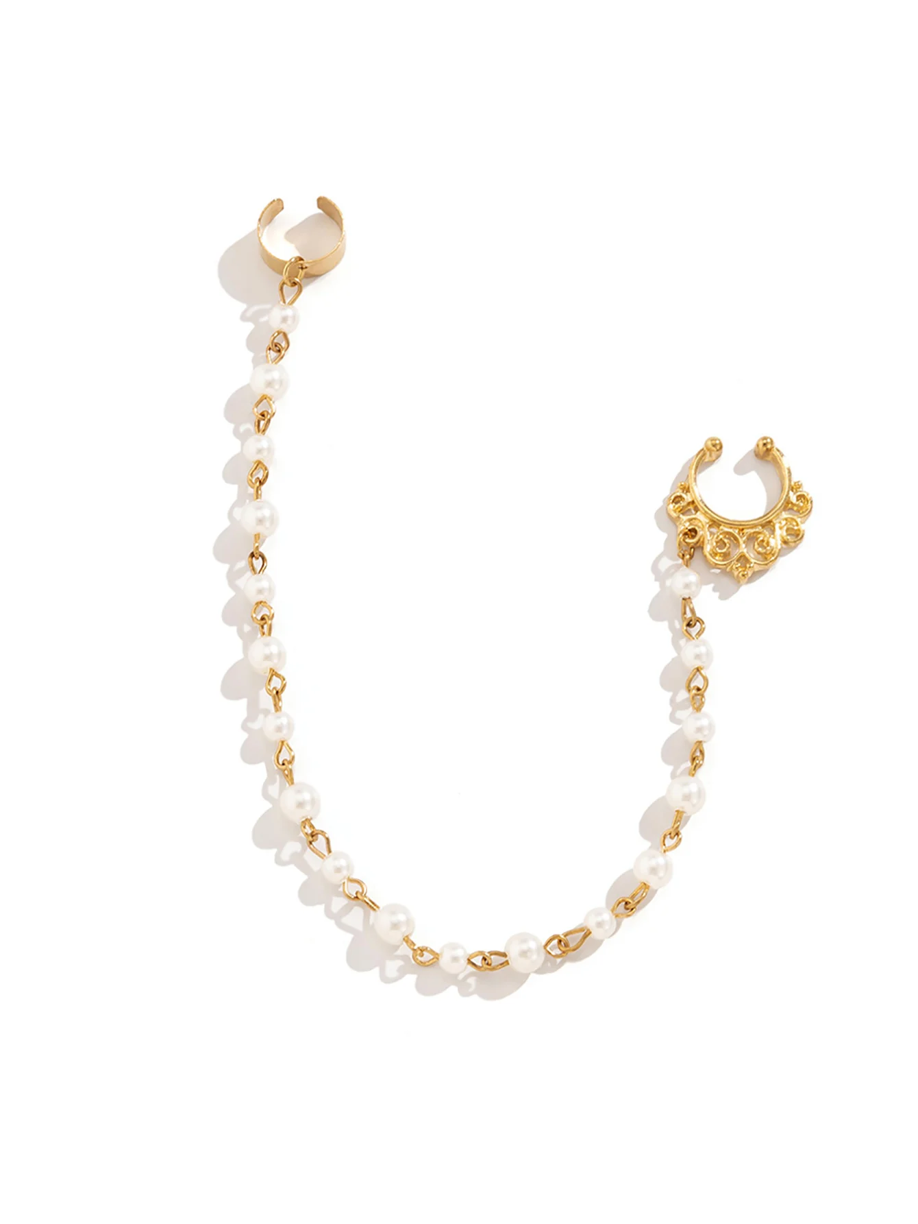 Европейская и американская мода новинка цепочка с бахромой зажим для носа милые