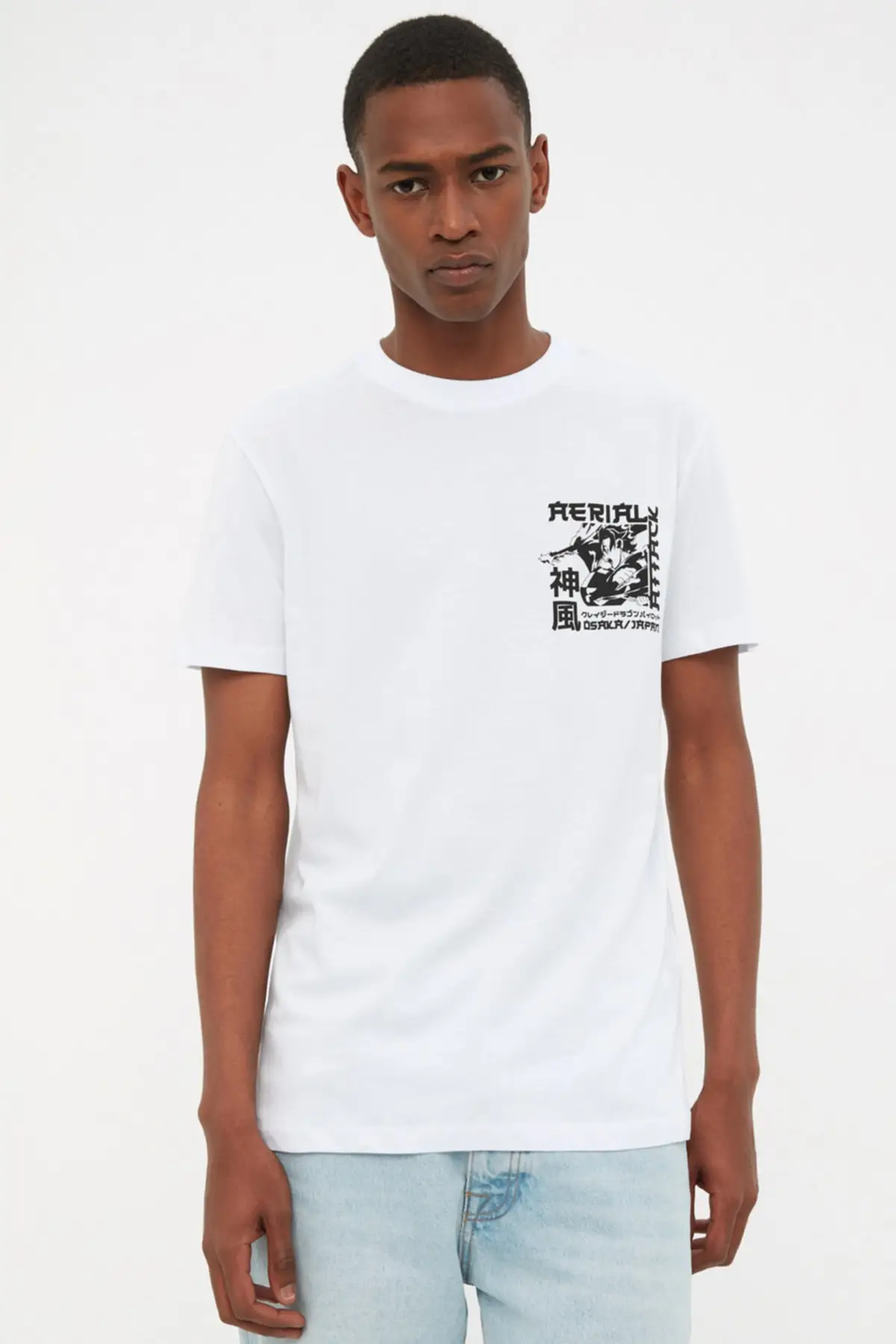 

Men's Regular Fit Short Sleeve Cycling Neck Printed T-Shirt TMNSS22TS2259