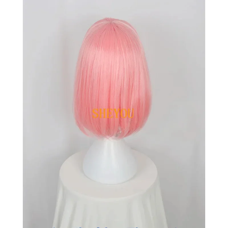 Аниме Харуно Сакура короткие розовые волосы в стиле с повязкой на голову