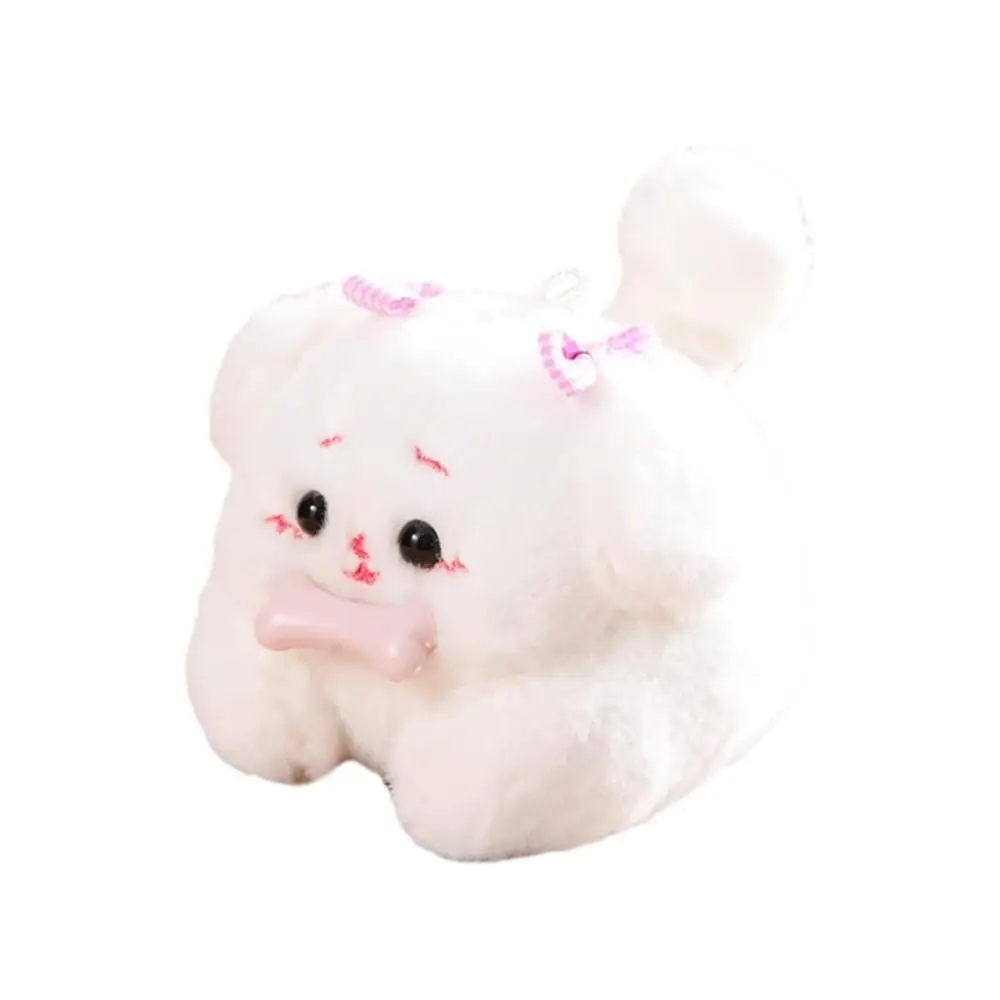 Плюшевая игрушка для собаки собачий хвост брелок ключей мультяшный плюшевый