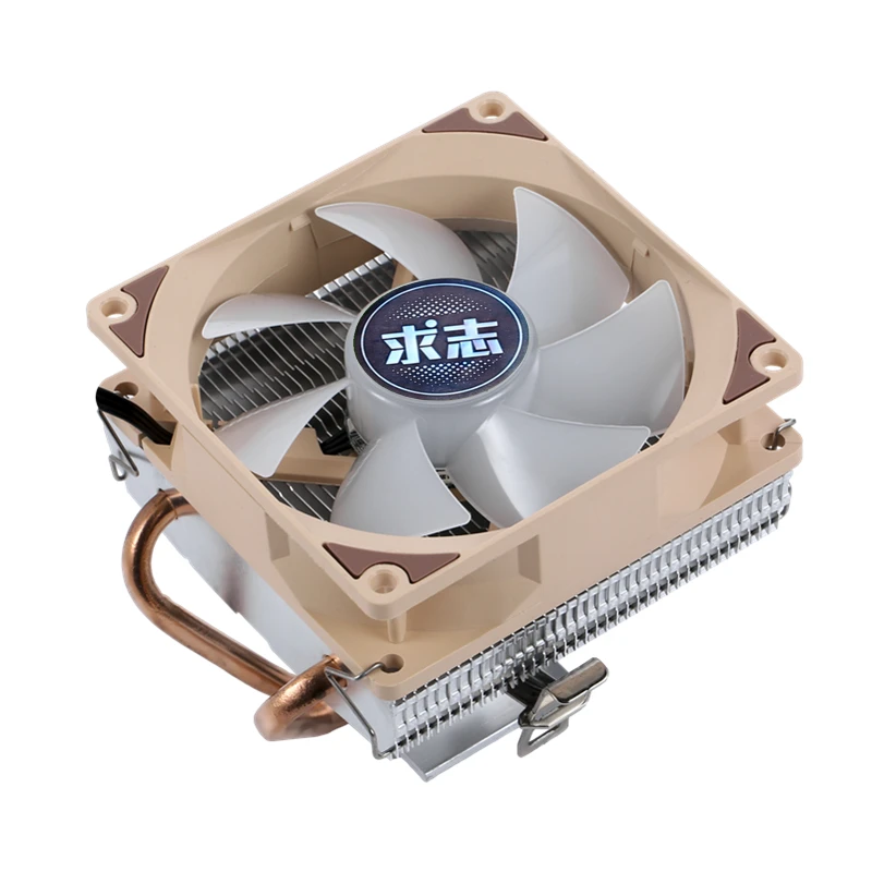 Кулер для процессора Intel LGA 2011 1200 1356 1150 1156 1155 1700 90 мм с 2 тепловыми трубками X79 X99 -