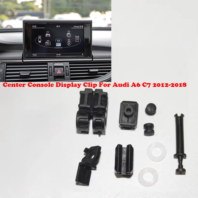 

Car Center Console Display Clip Telescopic Screen Clip Slider Bracket For Audi A6 C7 2012-2018 4GD898174