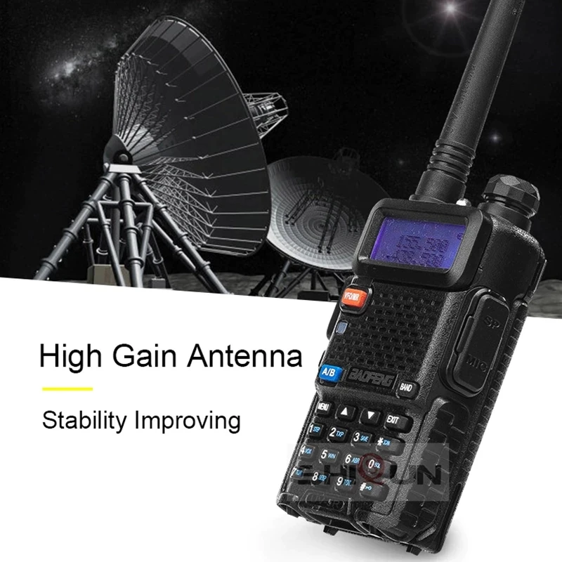 Фото Портативная рация Baofeng Двухдиапазонная CB Ham Radio UV5R 5 Вт UHF VHF UV 5R HF Transceiver 82 быстрая Портативная рация Baofeng Двухдиапазонная CB Ham Radio UV5R 5 Вт UHF VHF UV 5R HF Transceiver 82 быстрая