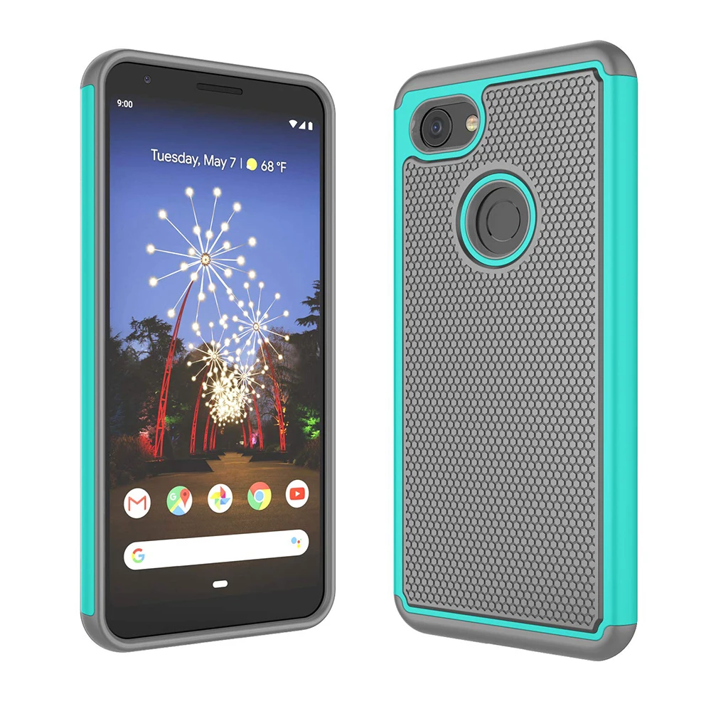 Противоударный защитный чехол на заднюю панель телефона для Google Pixel 3a XL