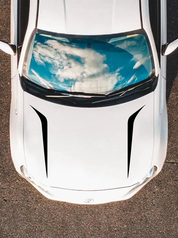 2 шт. виниловые наклейки на капот автомобиля |