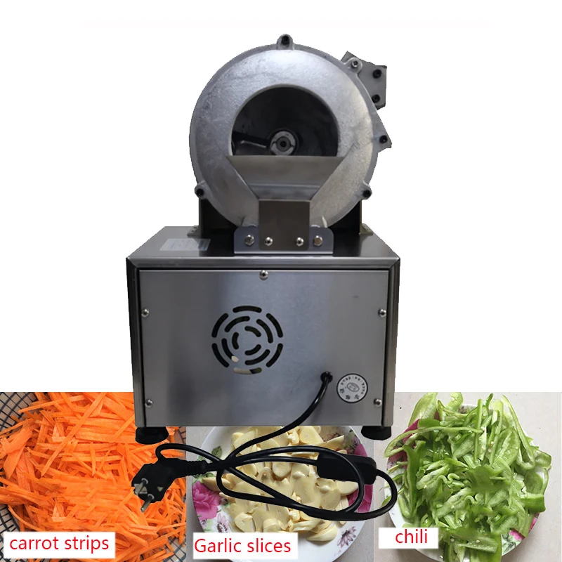 

Коммерческий слайсер для овощей машина, измельчитель огурцов, электрический резак для картофеля, многофункциональная машина для резки ово...