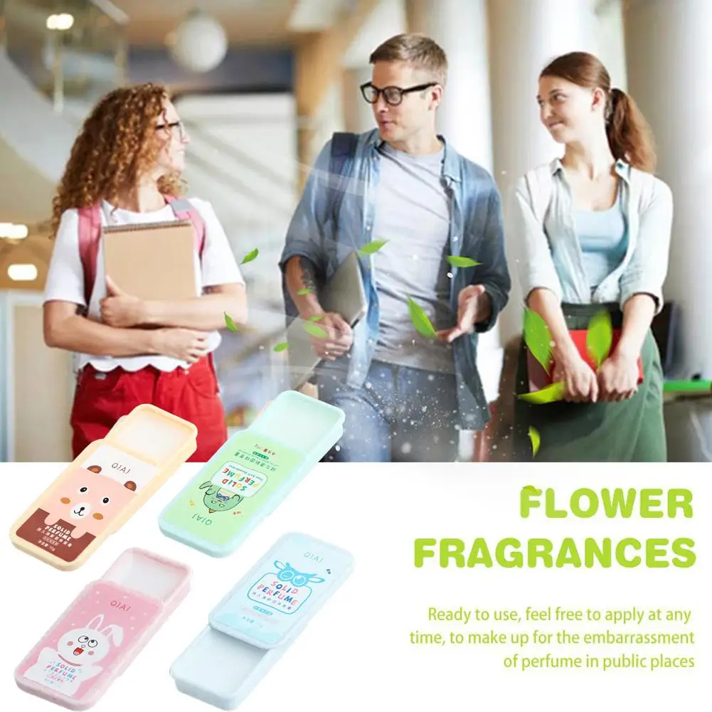 

Portable Solid Balm Perfume Fragrance Long-lasting Mild Flower Milk Fragrance Student Body Scented Light Perfume Body Cream