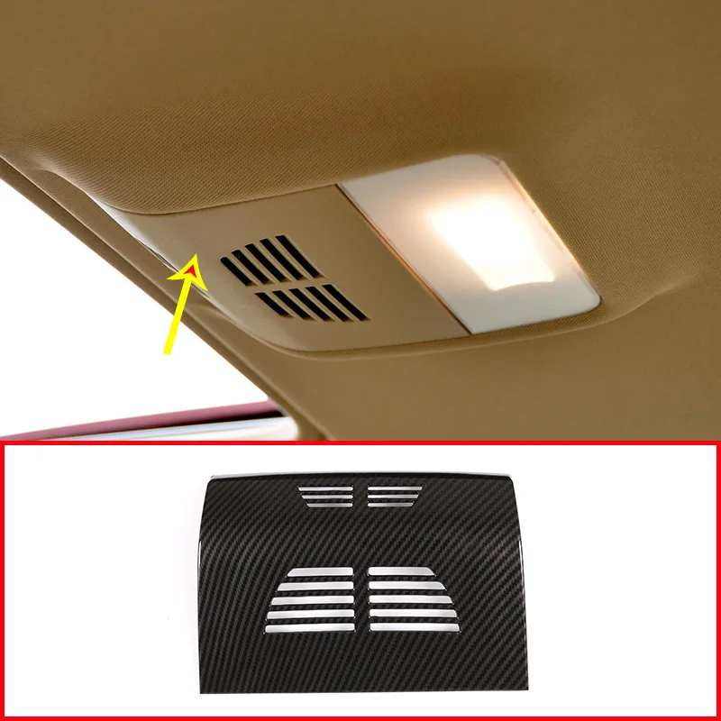 

Carbon Fiber Style Abs For Bmw E90 3 Series 2005 -2012 Car Rear Roof Reading Lamp Decoration Cover Trim Accessories