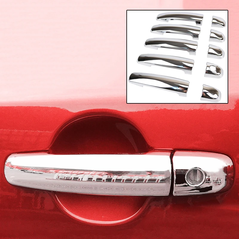 

ACCESSORIES 10PC FIT FOR 2006 2007 2008 2009 2010 2011 2012-2015 SUZUKI GRAND VITARA CHROME DOOR HANDLE CATCH COVER TRIM CAP