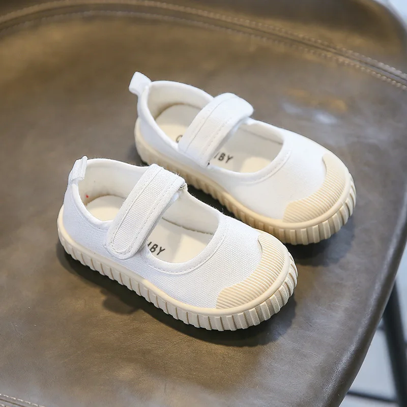 Детская обувь для девочек детские кроссовки Симпатичные парусиновые