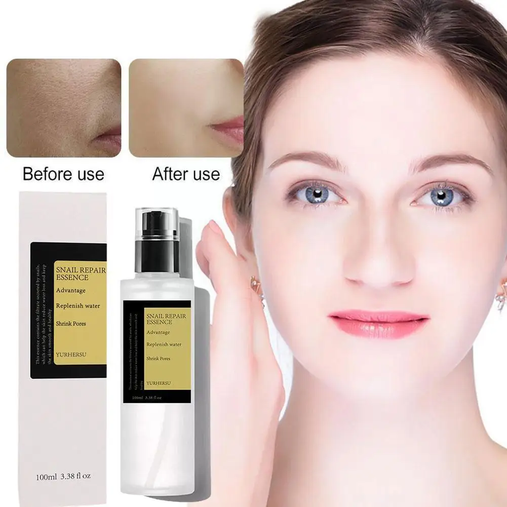 

100ml Snails Serum Collagen Solution Essence Repair Fine Face Brighten Anti-aging Repair Lines Cream And Tighten Fade Lift Q7W6