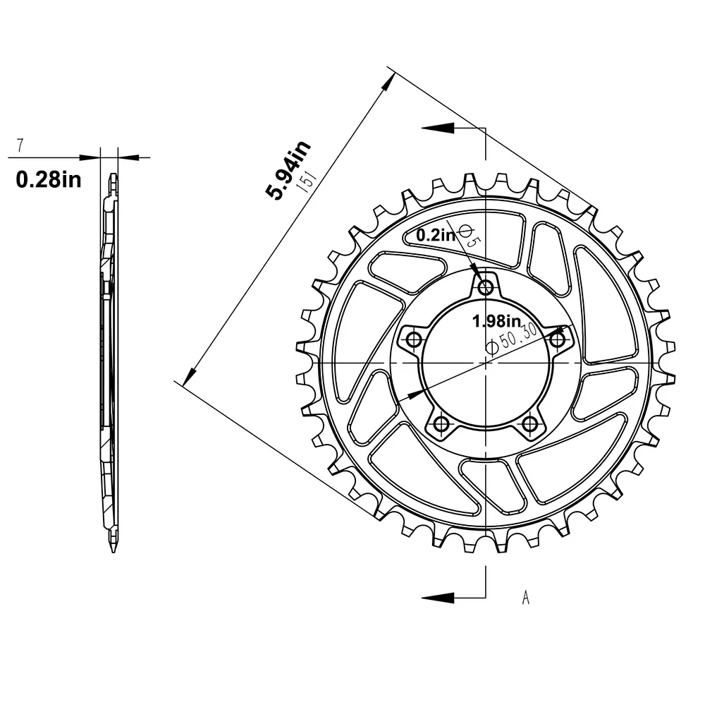 

New Electric Bike Ebike 36T Chainring Adapter Offset Correction For BAFANG BBS 01 02 Electric Bicycle Aluminum Alloy