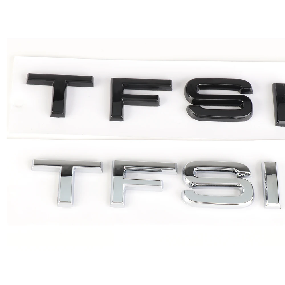 3D ABS черный/серебристый 2 0 т V10 V8T TFSI 1 8 V6T буквы автомобильное крыло боковая эмблема