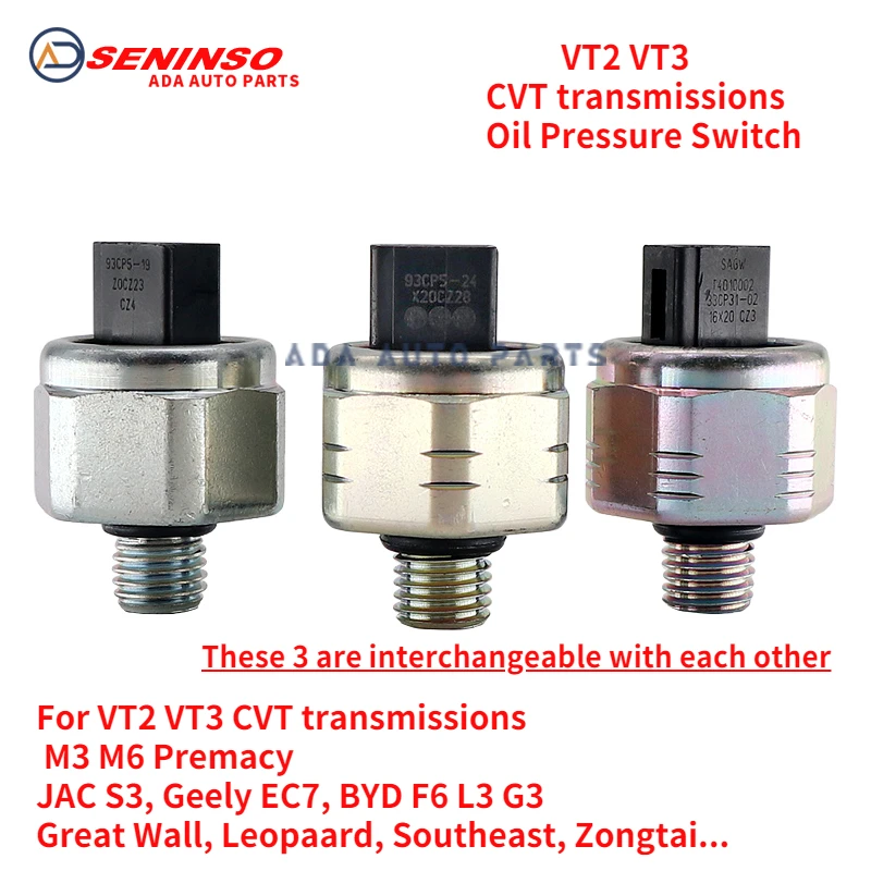 

93CP519 33CP3102 93CP524 VT2 VT3 CVT Transmission Oil Pressure Sensor For Mazda M3 M6 Premacy BYD F6 L3 JAC Geely EC7 Great Wall