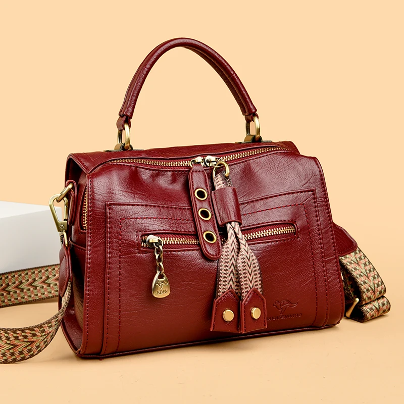 Модные тенденции 2024 мягкие новые модные многофункциональные женские сумки