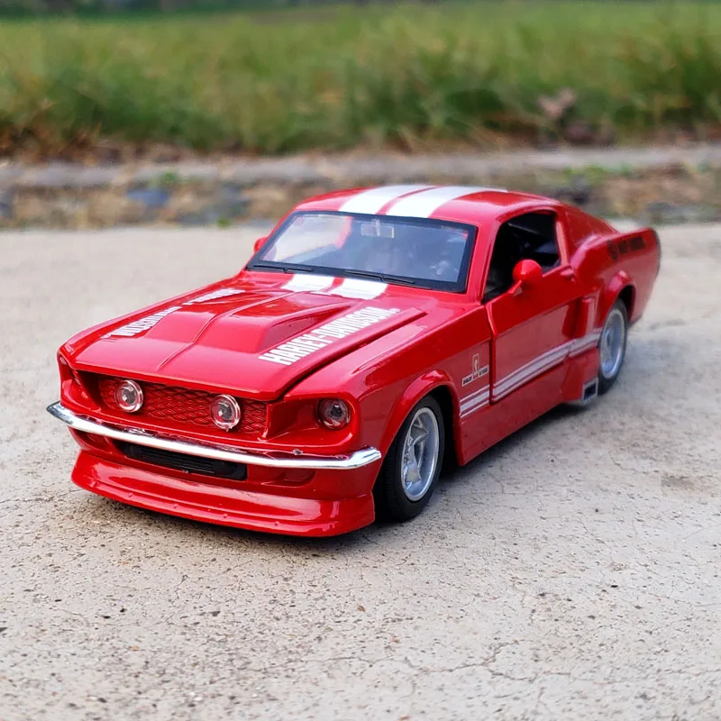 Модель машины Shelby Cobra Mustang из сплава в масштабе 1:32 литая Металлическая машинка