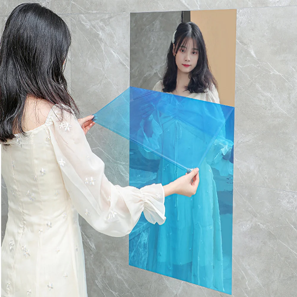 

Квадратное самоклеящееся зеркало 200x200 мм, нестеклянное безопасное зеркало для классной комнаты, детской комнаты, игровой комнаты, домашний ...