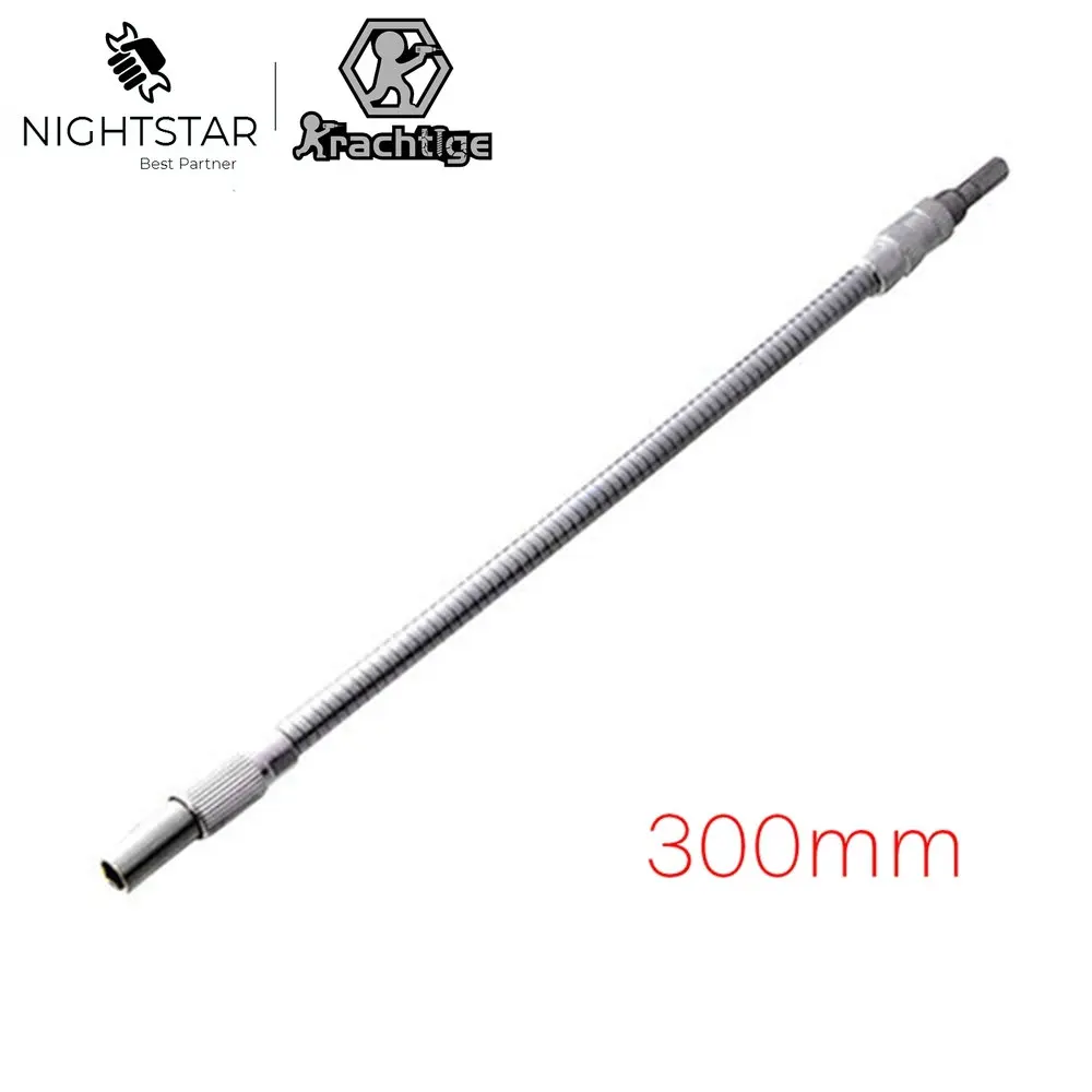 

300mm Metal Flexible Shaft Bits Extention Screwdriver Drill Bit Holder Connecting Link for Woodworking Tools