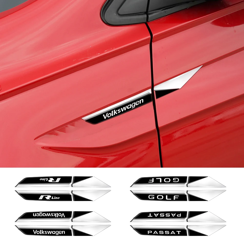 2 шт. 3D металлический Стайлинг автомобильный брызговик боковой корпус