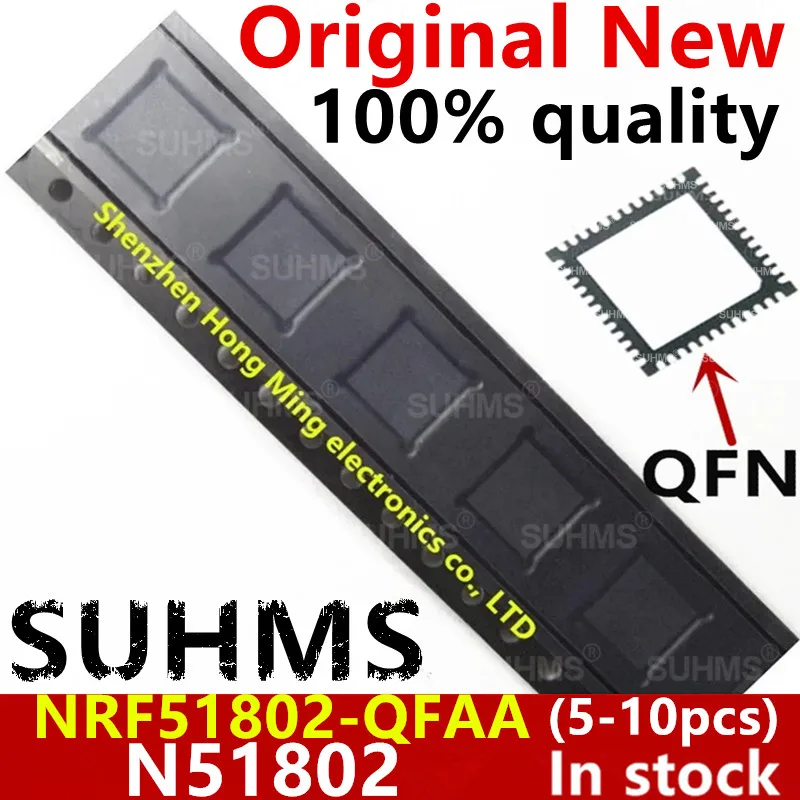 (5-10 шт.) 100% новый NRF51802-QFAA-R NRF51802-QFAA NRF51802 N51802 QFN-48