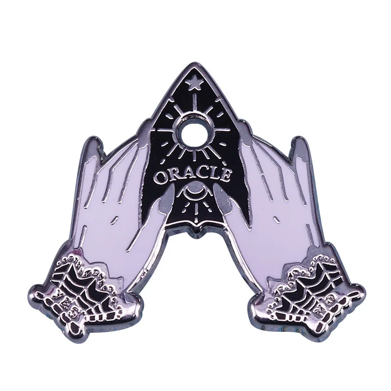 

Magic Enamel Pin Wrap Clothes Lapel Brooch Fine Badge Fashion Jewelry Friend Gift