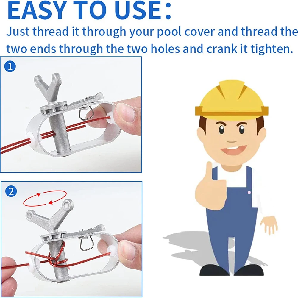 Кабель для покрытия бассейна 30 м и комплект лебедки кабель трещотка покрытий