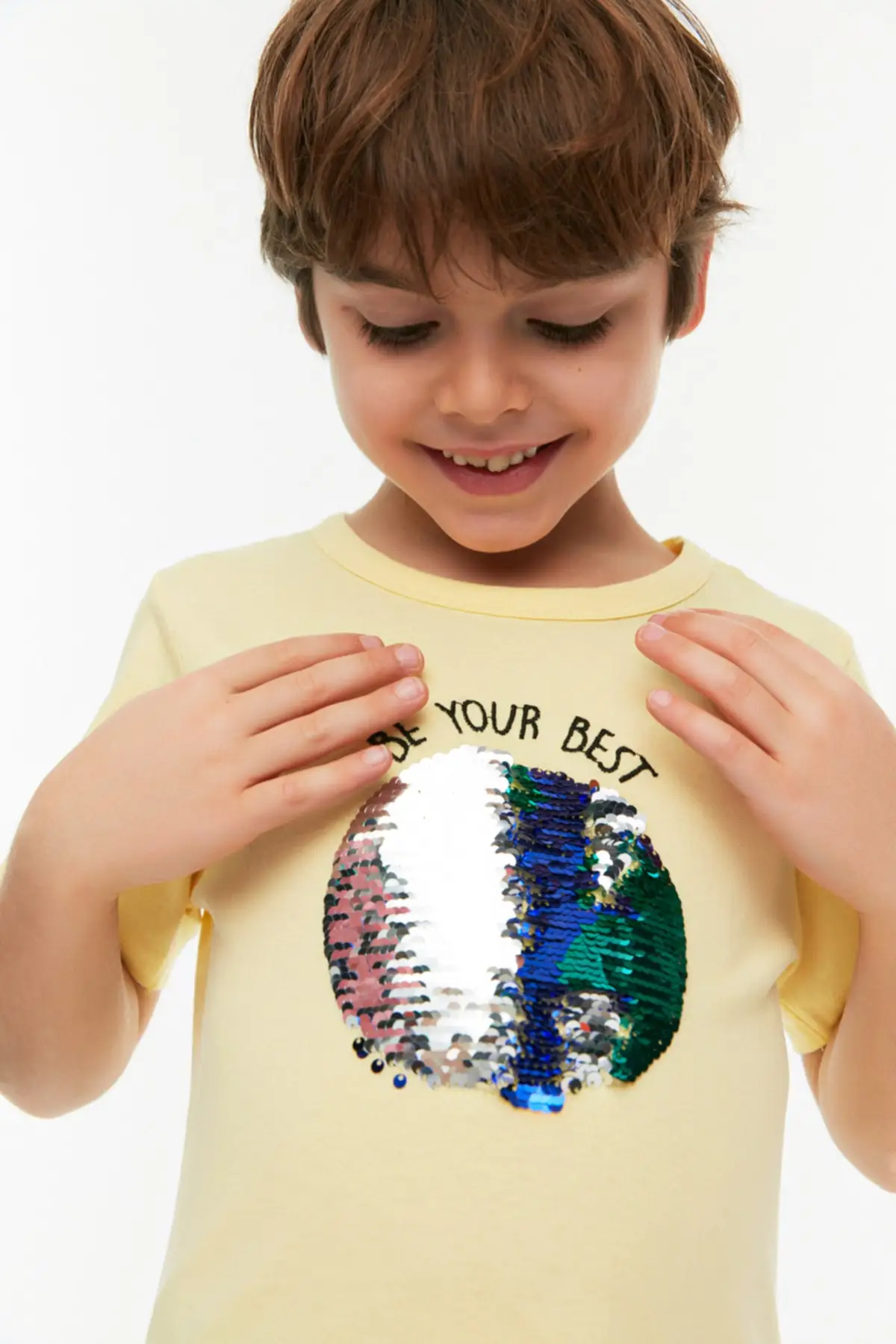 

Sequin Boys Boy Knitted T-Shirt TKDSS22TS1171