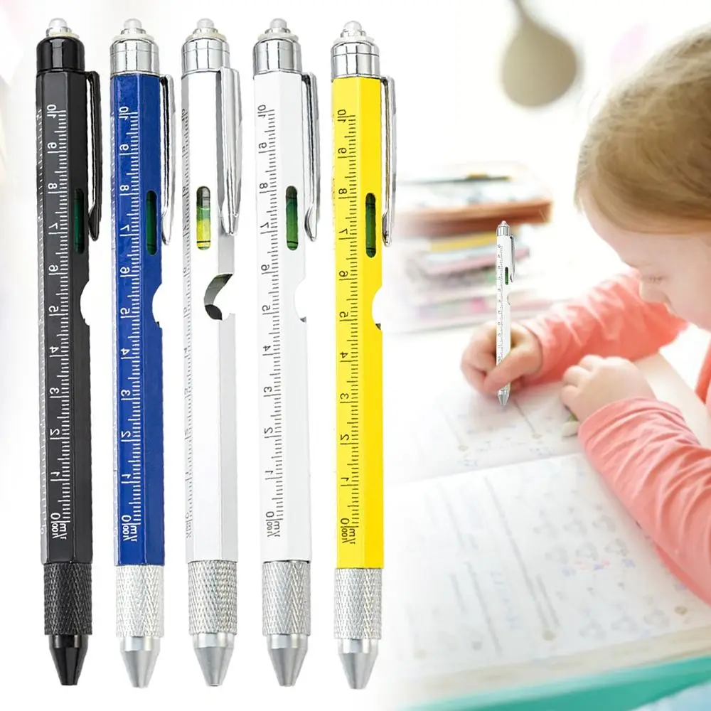 

Light Spirit Level Screen Touch Gadgets With Slotted/Cross Screwdriver Multi-function Pen Ballpoint Pen Capacitive Pen