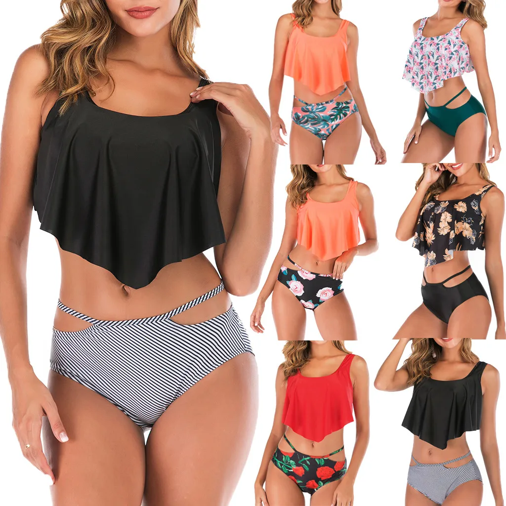 

Женские пикантные пляжные шорты для плавания из двух предметов с открытой спиной и лямкой на шее, длинные шорты для плавания для девочек, ко...