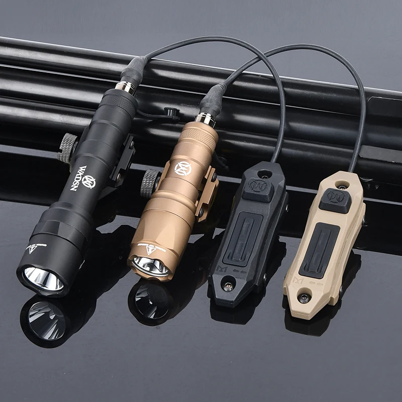 Фонарик металлический с двумя функциями 20 мм для M-lok Keymod