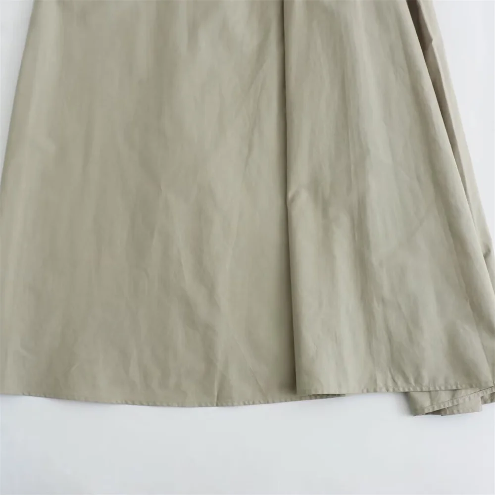 Женское платье с драпировкой Zarb длинное миди без рукавов круглым вырезом и