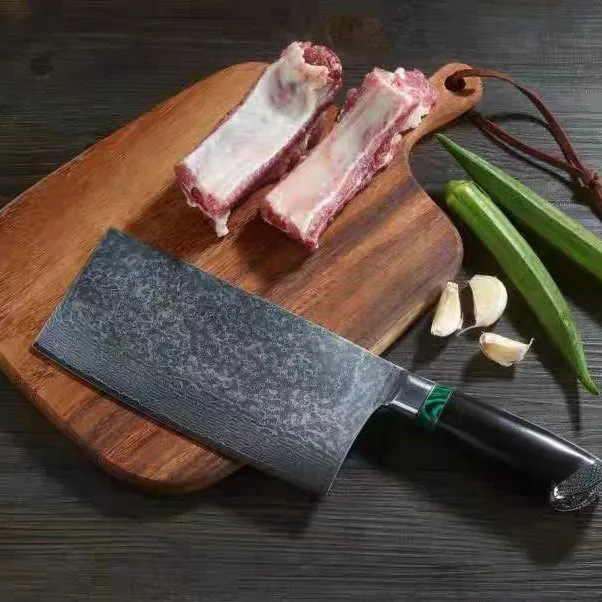 6 9-дюймовый нож-измельчитель 103 слоя дамасской стали лезвие VG10 нож шеф-повара