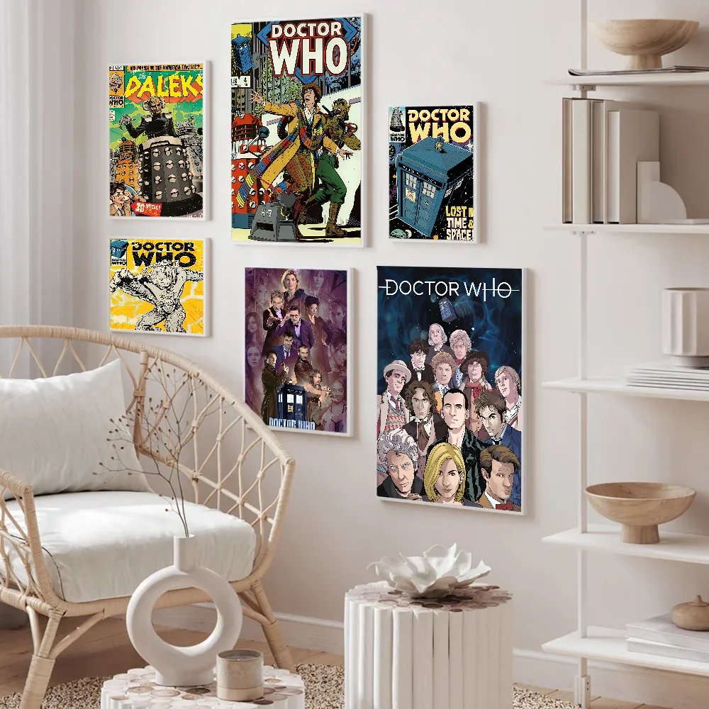 Фильм D-Doctor W-Whos классические постеры с фильмами винтажные наклейки для декора