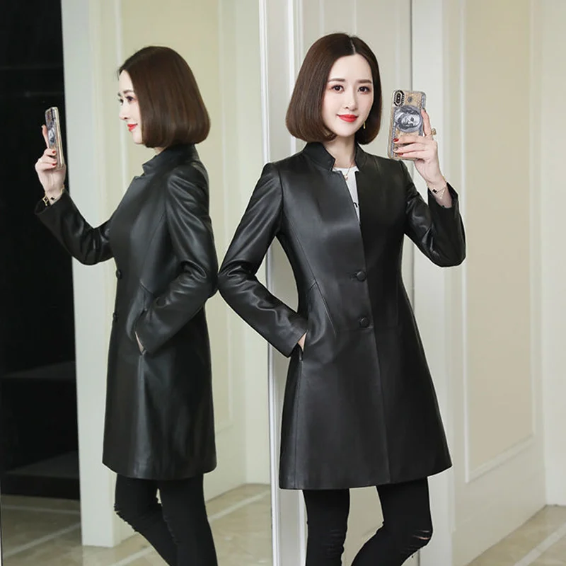 Рисунок 2 - Кожаная женская куртка из натуральной овечьей кожи