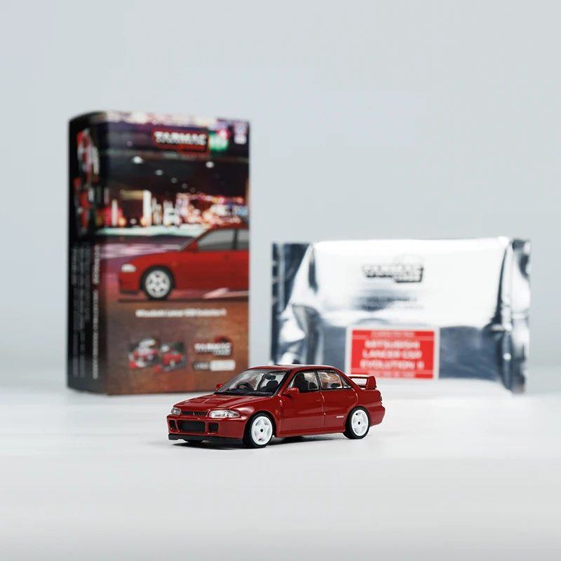 Модель автомобиля Tarmac Works 1:64 Lancer GSR Evolution II из сплава литая под давлением коллекция
