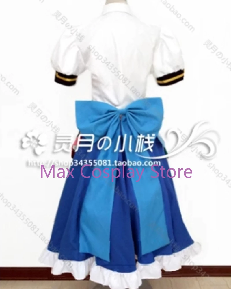 Max Cos Touhou Project Hinanwi Tenshi Cosplay Anime Costume with Hat Customized Size