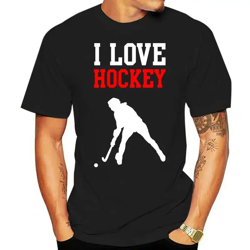 

Fashion 100% cotton Hot sale Summer I LOVE HOCKEYS - Herren T-Shirt Tee shirt