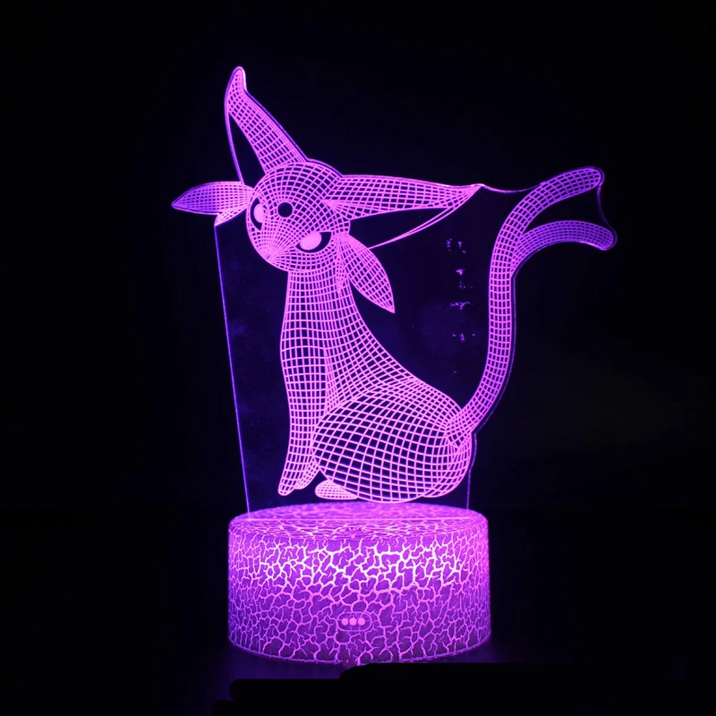 

Аниме фигурки покемона, светодиодный ночсветильник 3D, Пикачу, Charizard, меняющая модель, экшн-логотип, детская игрушка, подарок, украшение, 41 сти...