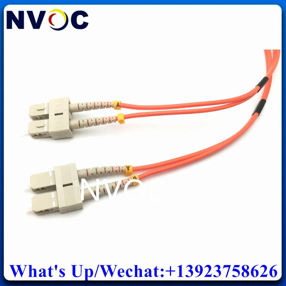 150 м SC-SC/ST/LC/FC многомодовый OM1 62 5/125 3 0 мм дуплексный LSZH оранжевый двойной внутренний