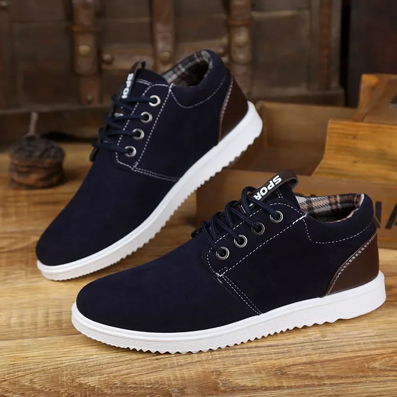 

Style Men Summer Flat Shoes Canvas Shoes Student Casual Breathable Business Tie Running Lace Shoes Black Shoes Size 39-44