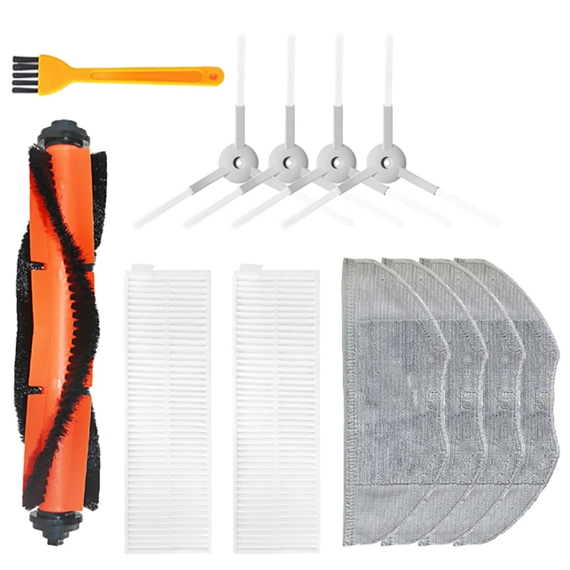 

12PCS Hepa Filter Main Brush Mop Cloth Replacement Kits For Xiaomi Mijia G1 MJSTG1 Robot Vacuum Cleaner Parts