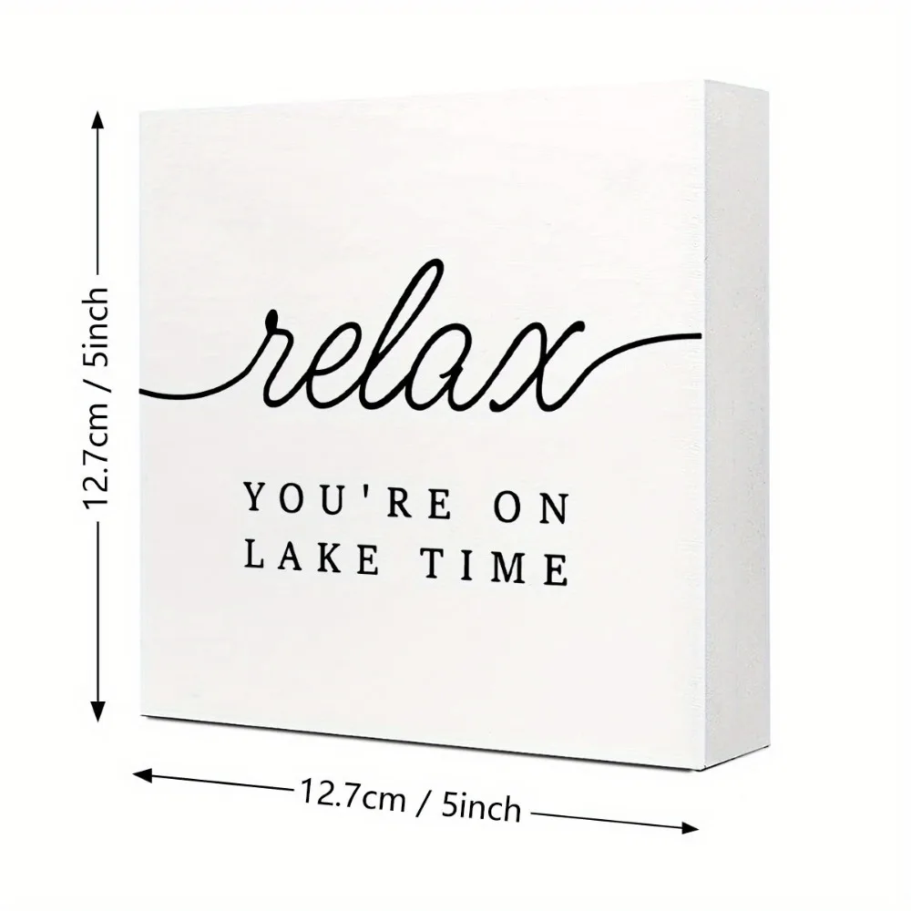 Деревянный пейзаж с принтом озера декор для стен столешницы дом релаксационные