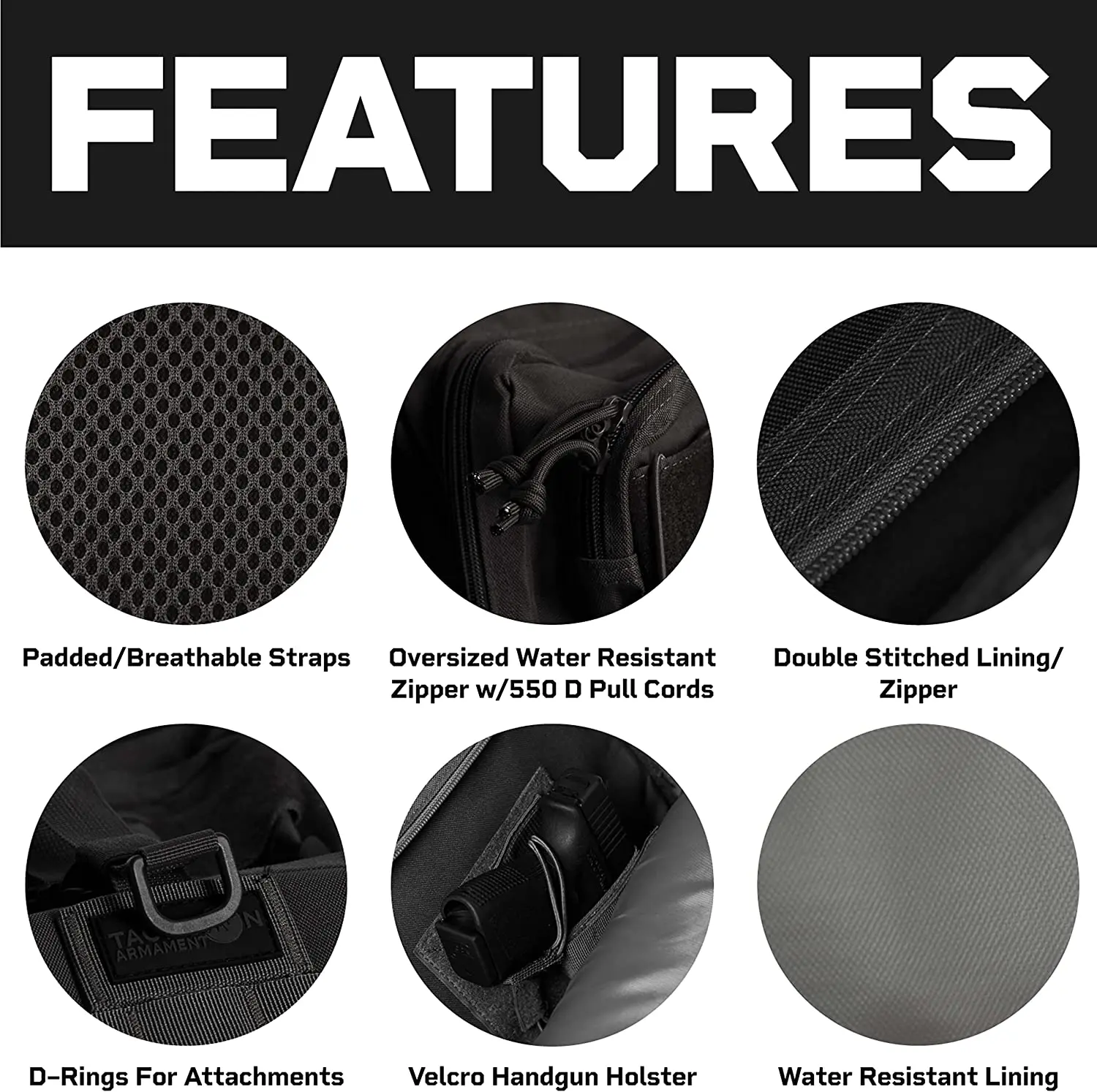 Military Tactical Backpack | 1 to 3 Day Assault Bag | Amphibious Military Bag | 40L Insect Bag (Black) Waterproof High Quality