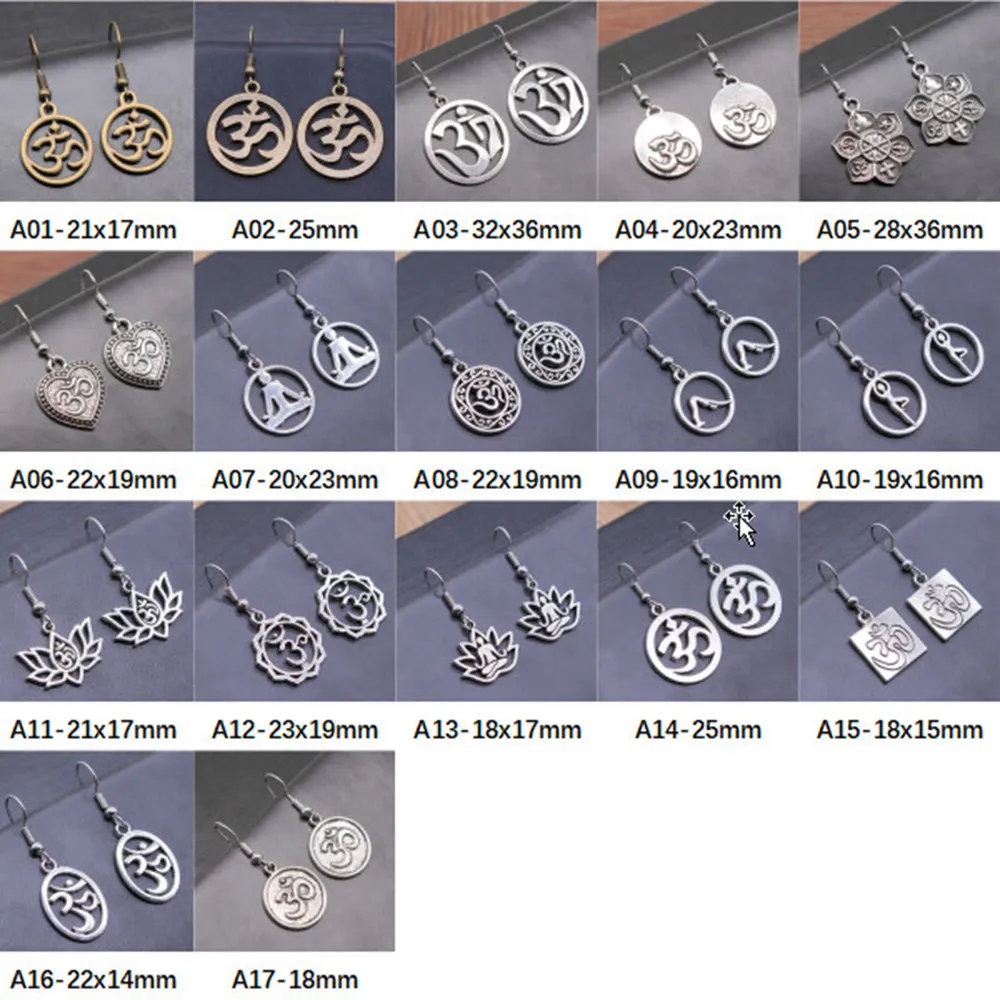 

New Arrival Om Drop Earrings For Women Handmade Jewelry