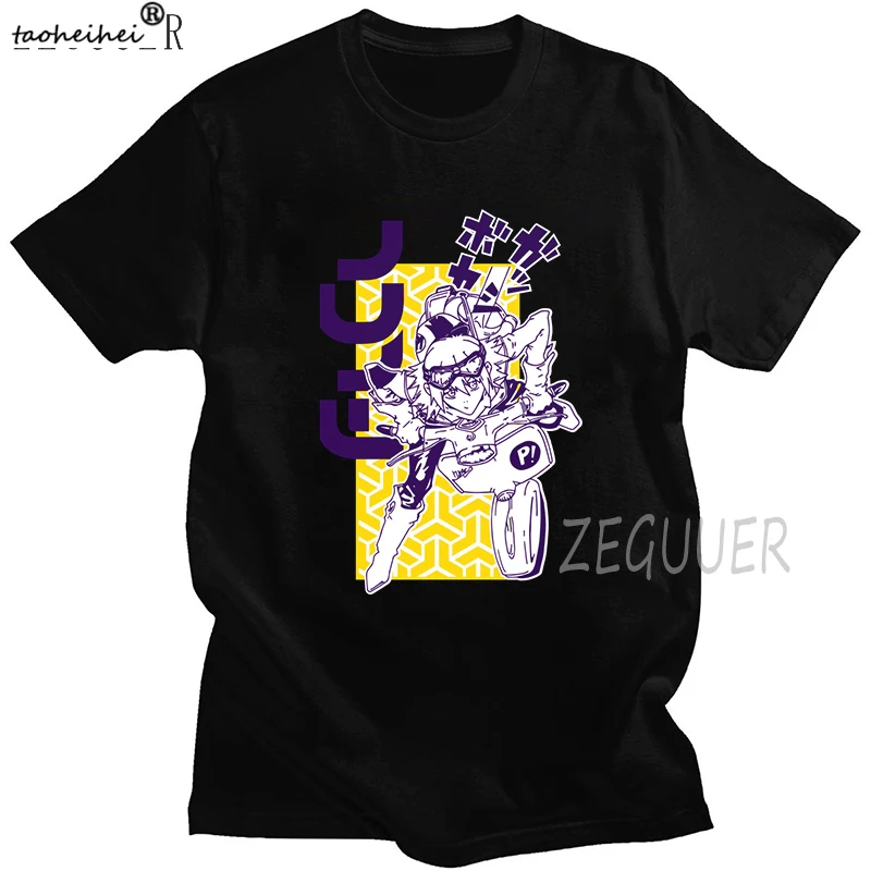 

Футболка Flcl мужская оверсайз в готическом стиле, смешная рубашка с рисунком манги, хлопковая Футболка в стиле Харадзюку, уличная одежда, 100%