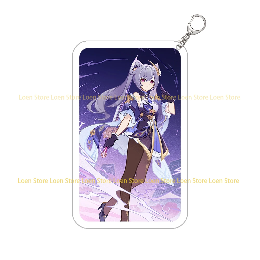 Loen Store Genshin Impact Albedo Diona Razor Mika разбавленный квадратный акриловый брелок для ключей милый подарок для мальчиков и девочек (art.: 3920c969cbb87) - 3920c969cbb87