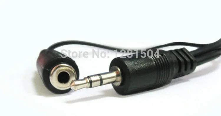 Оптовые продажи акция 3 5 мм Разъемный кабель для наушников аудио адаптер Jack 20 см