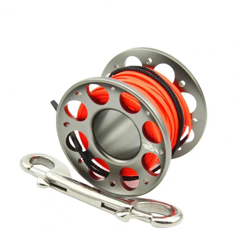 

15m/30m FXL-952 Finger Reel High Strength Double Hook Head Love Service Life Professional Finger Spool Reel for Diving
