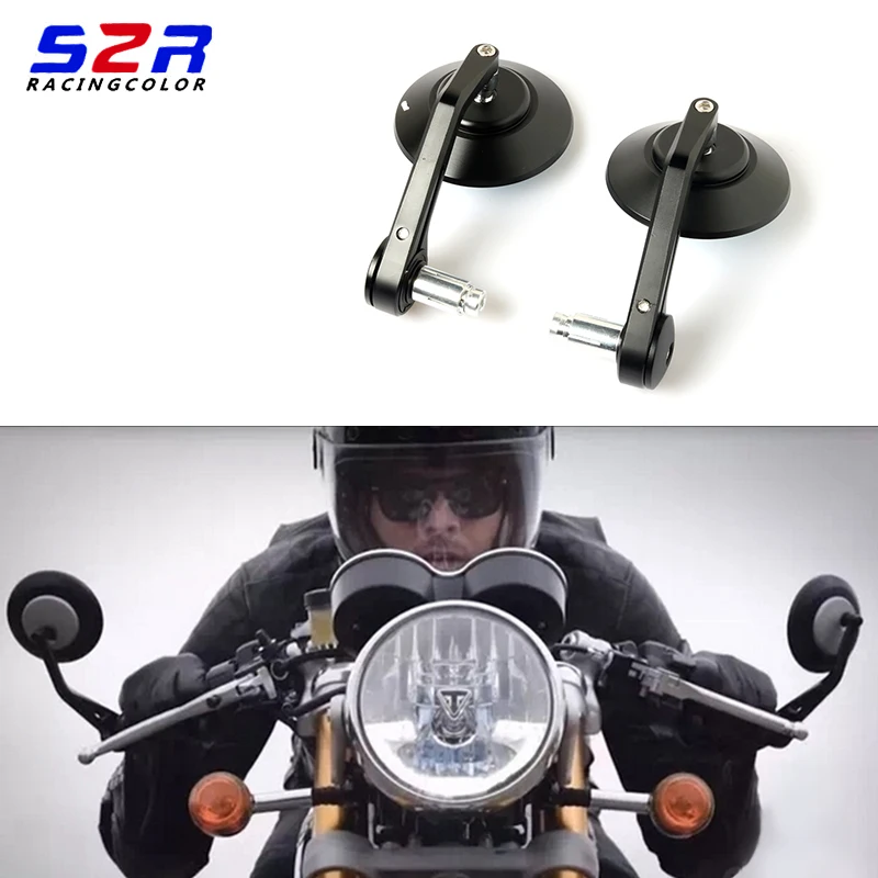 Мотоциклетные боковые зеркала заднего вида для Honda CBR 125R Kawasaki Z1000 Yamaha MT-03 MT-09 BMW K1200