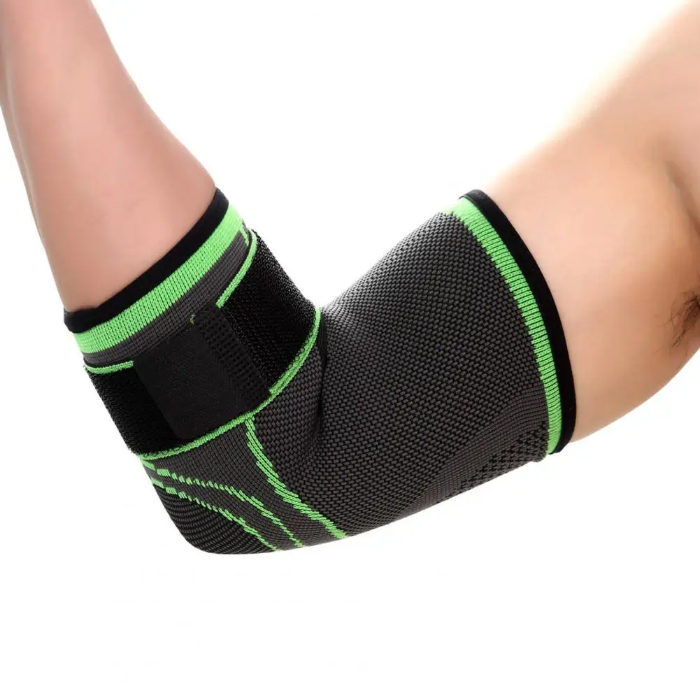 

Brand Bandage Elbow Pad Protect Support Knee Sleeve 1 Pcs Adjustable Sports Outdoor Cycling Gym Elbow Guard Brace Warm